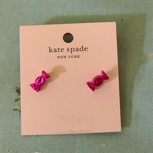 Kate spade fushia bow earings